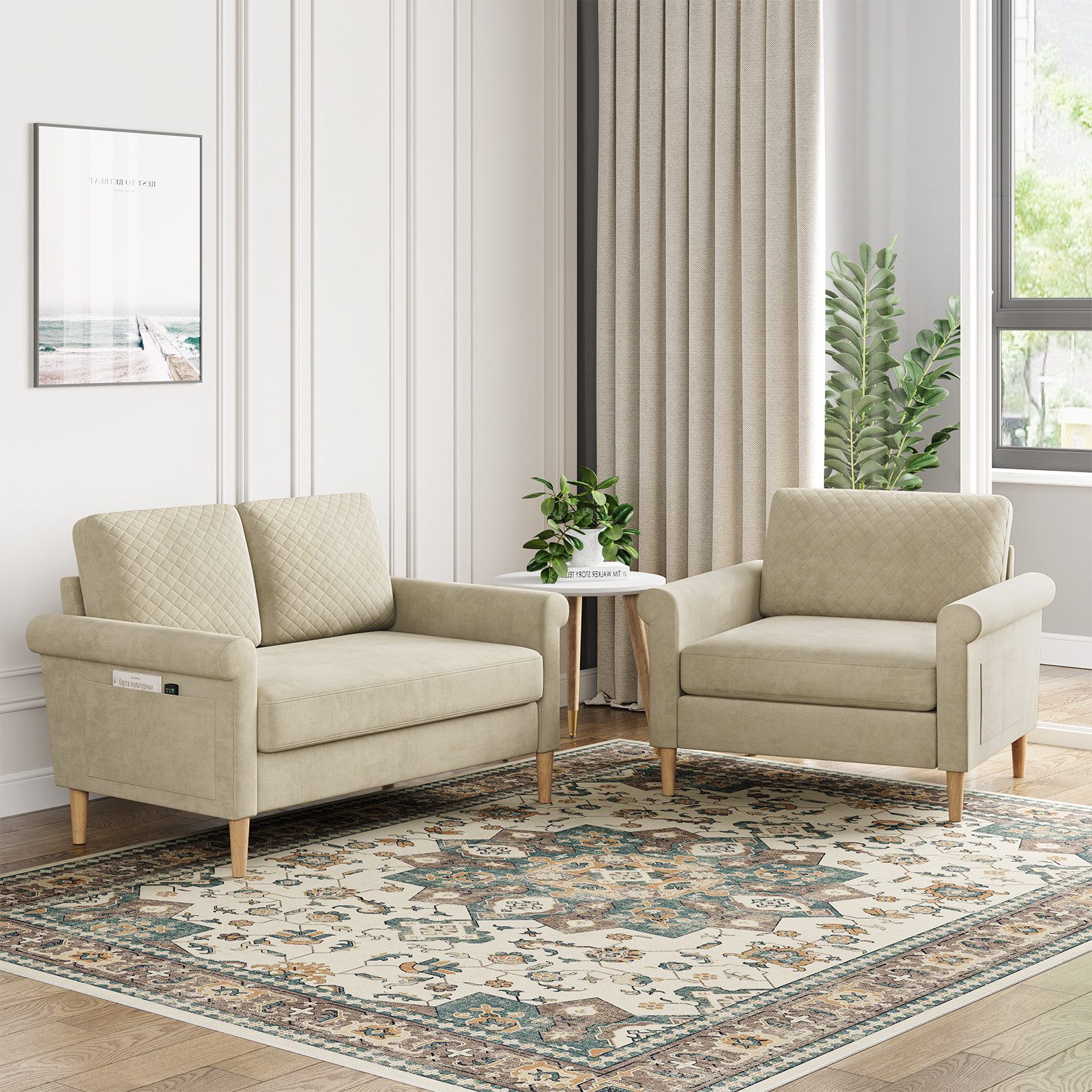 Vesgantti Relaxsessel Sofa 1/2 Sitzer Loungesofa günstig online kaufen