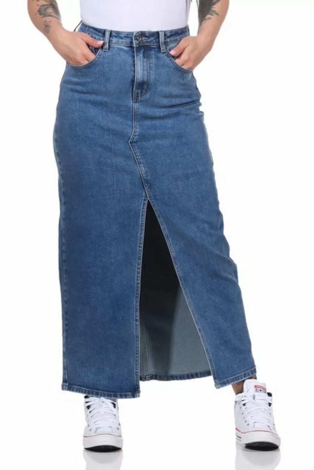 CLEO STYLE Jeansrock Damen Rock 99 XS Blau 78 günstig online kaufen