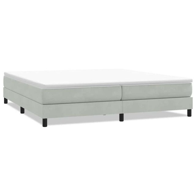 vidaXL Boxspringbett, Boxspringbett ohne Matratze Dunkelgrau 200x210 cm Sam günstig online kaufen