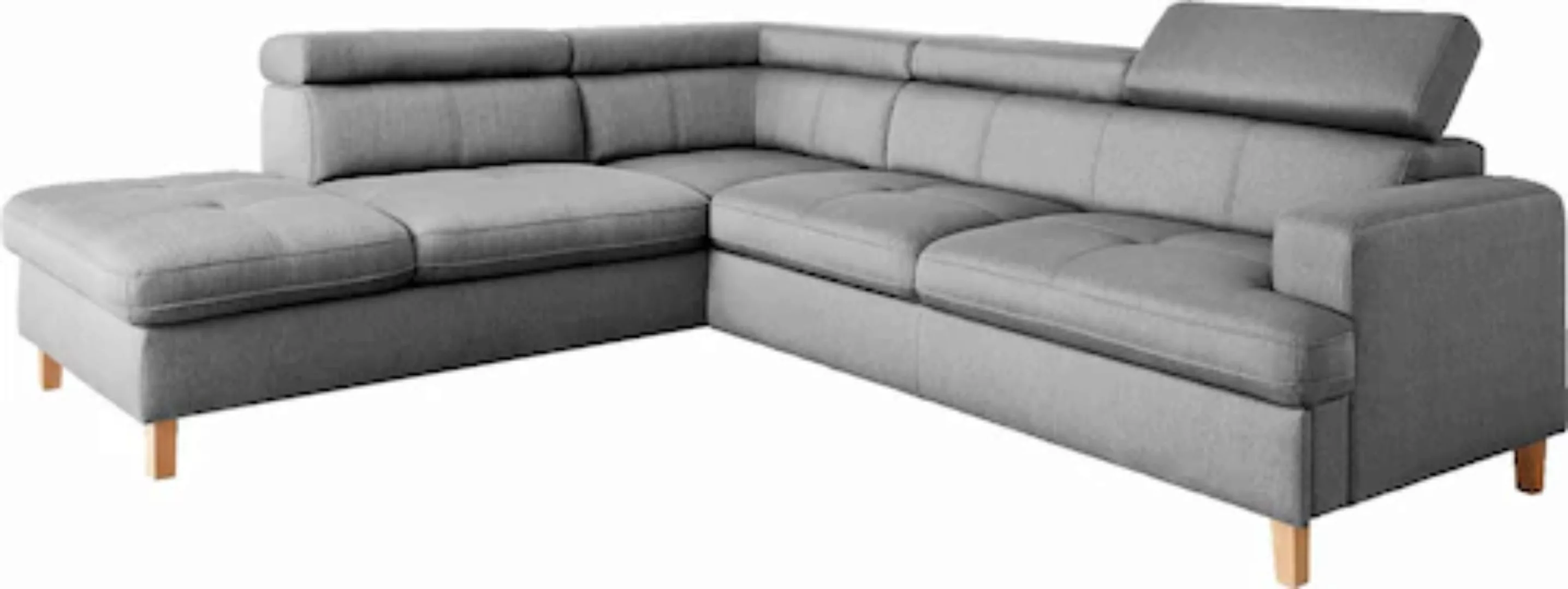 exxpo - sofa fashion Ecksofa "Sisto, L-Form", wahlweise mit Bettfunktion günstig online kaufen