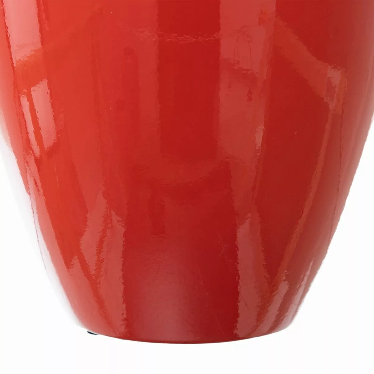 Vase 21,5 X 21,5 X 36 Cm Aus Keramik Orange günstig online kaufen