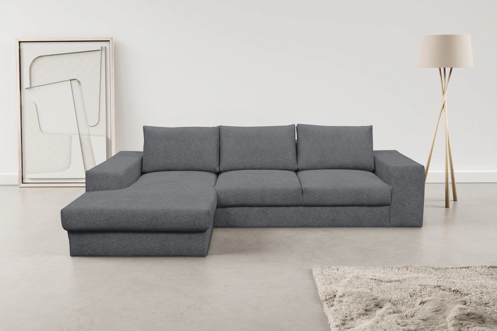WERK2 Ecksofa "Rozzana Design Ecksofa mit hohem Komfort, zeitlos & elegant, günstig online kaufen