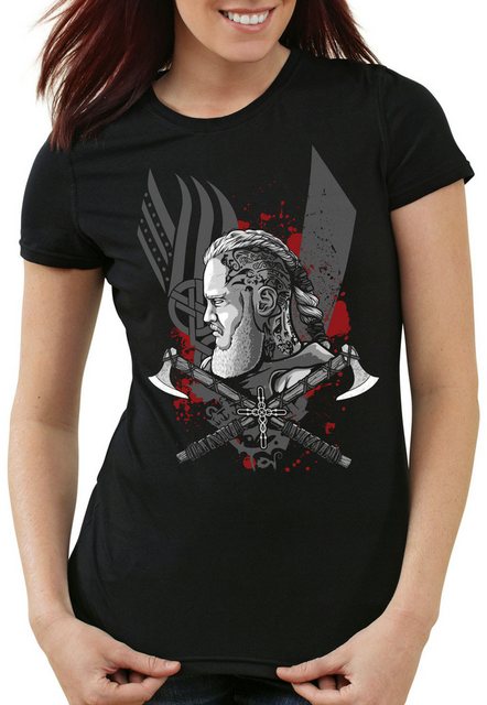 style3 T-Shirt Ragnar Lodbrok Wikinger Valhalla vikings ragnar lothbrok kat günstig online kaufen