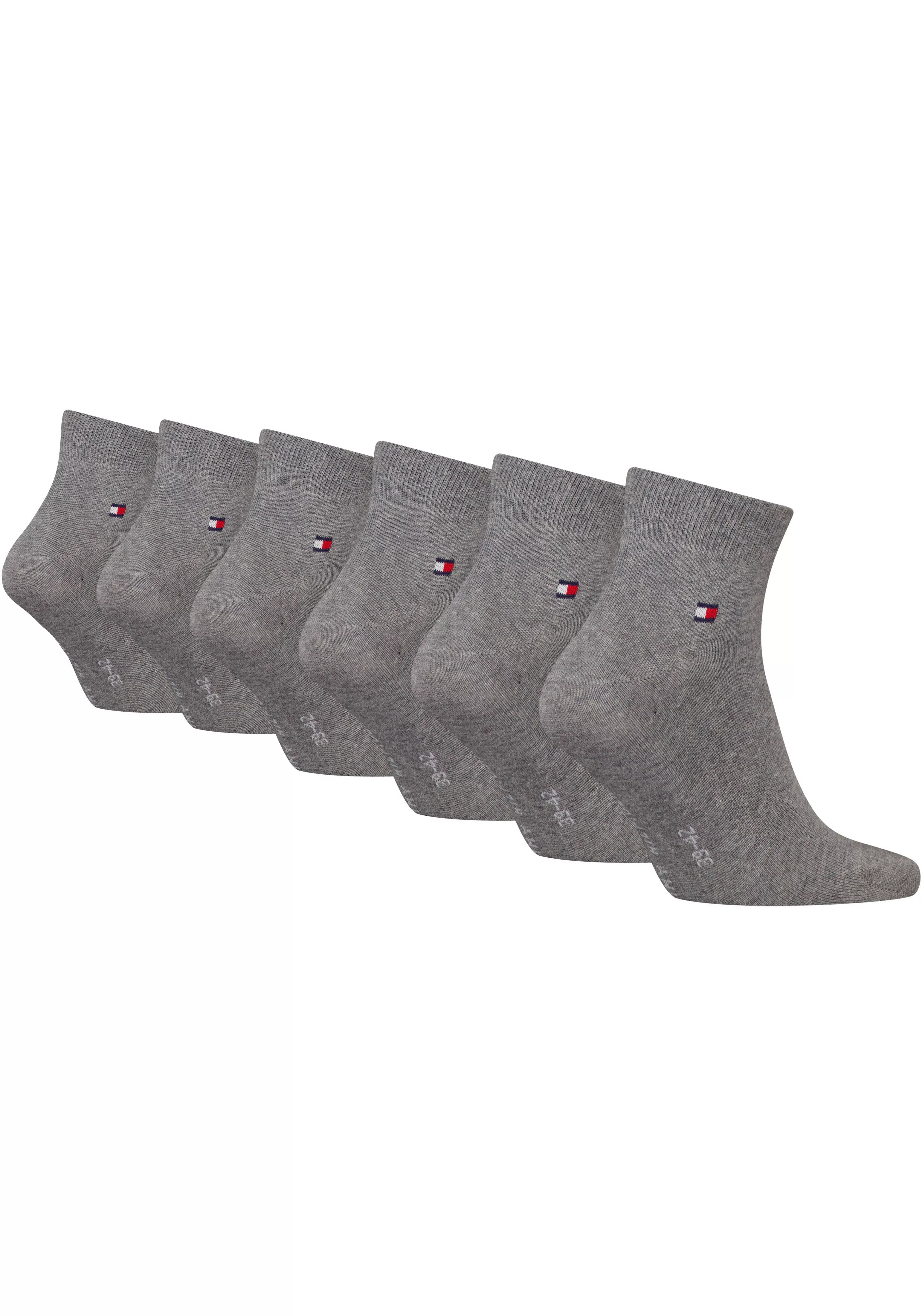 Tommy Hilfiger Kurzsocken, (6 Paar), mit Logostickerei günstig online kaufen