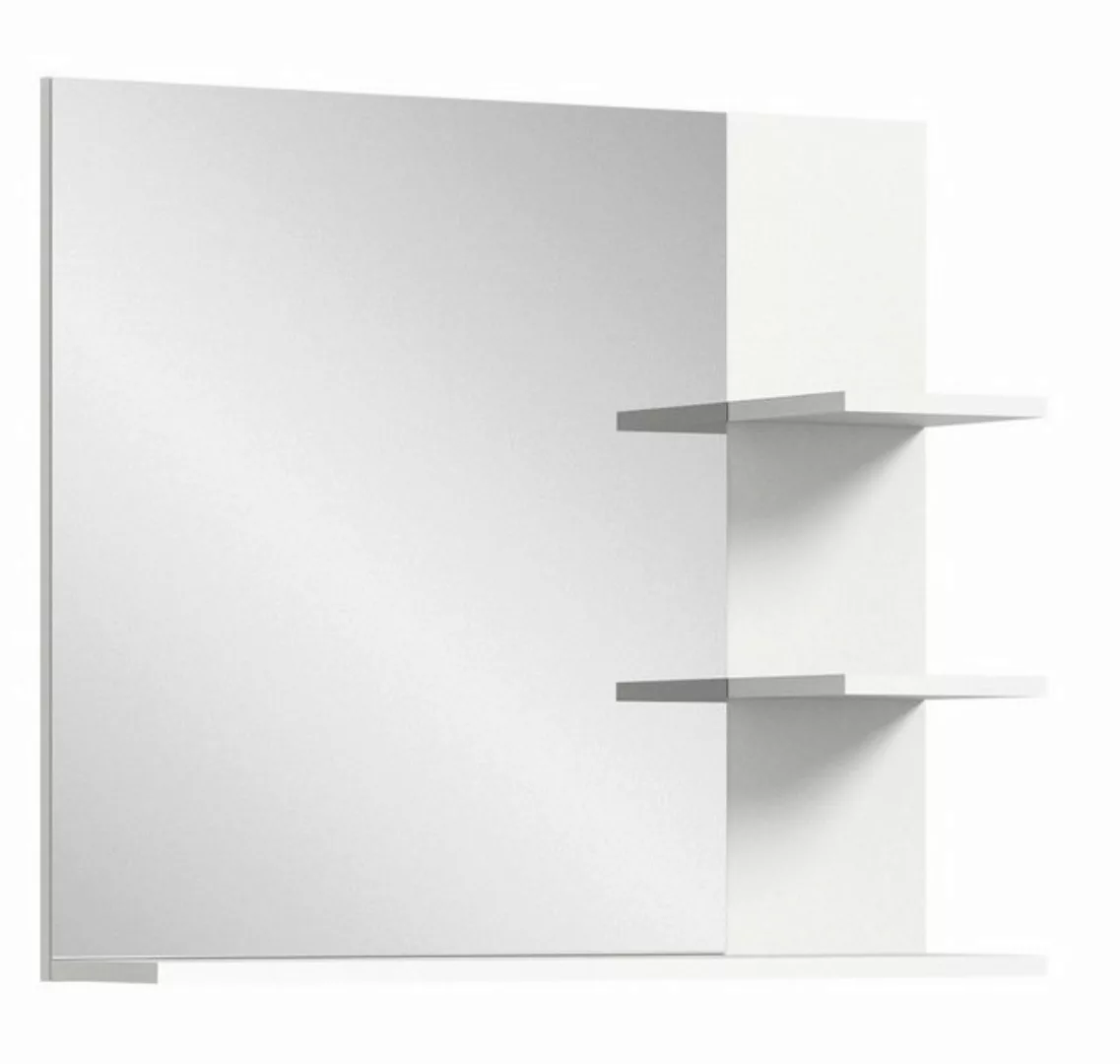 ebuy24 Badezimmerspiegelschrank Laredo Bad Spiegel 80cm 3 Ablagen weiß. günstig online kaufen