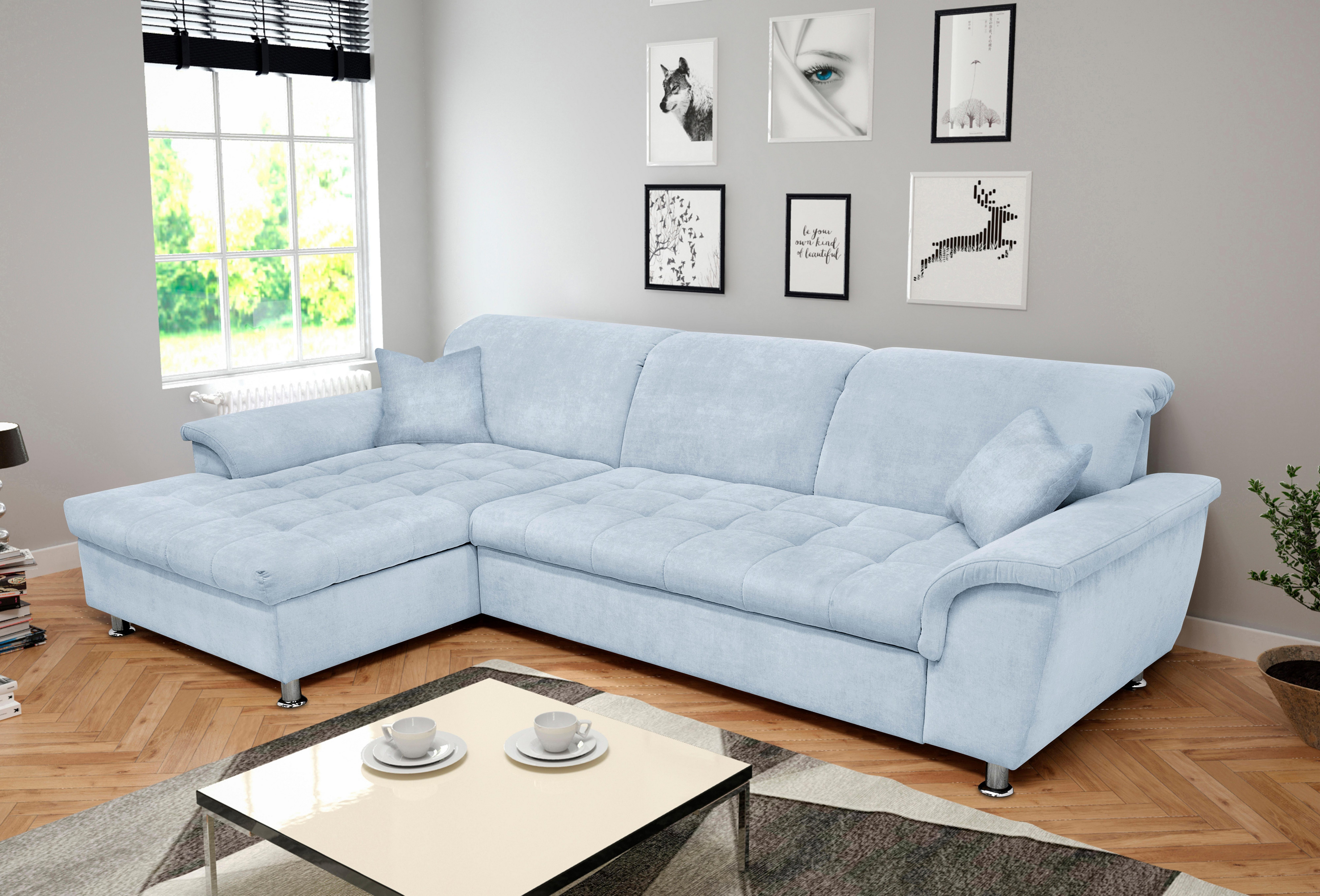 DOMO collection Ecksofa Franzi Steppung im günstig online kaufen