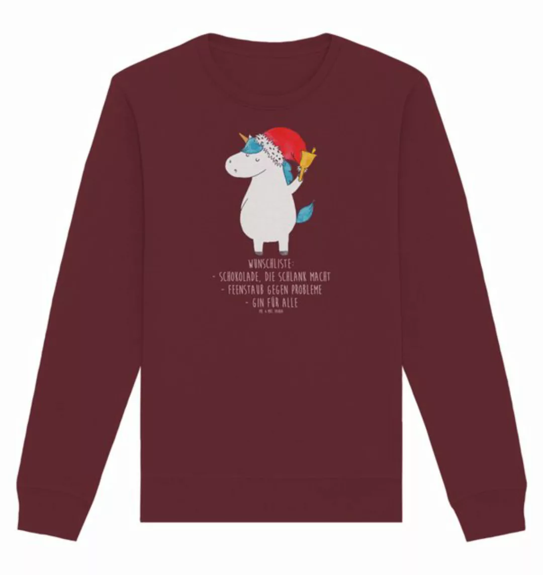 Mr. & Mrs. Panda Longpullover Größe M Einhorn Weihnachtsmann - Burgundy - G günstig online kaufen