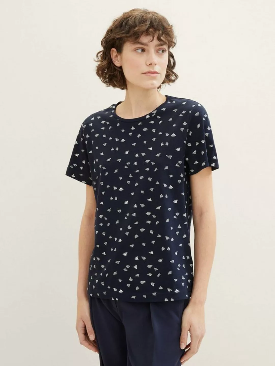 TOM TAILOR Print-Shirt mit Allover-Print günstig online kaufen