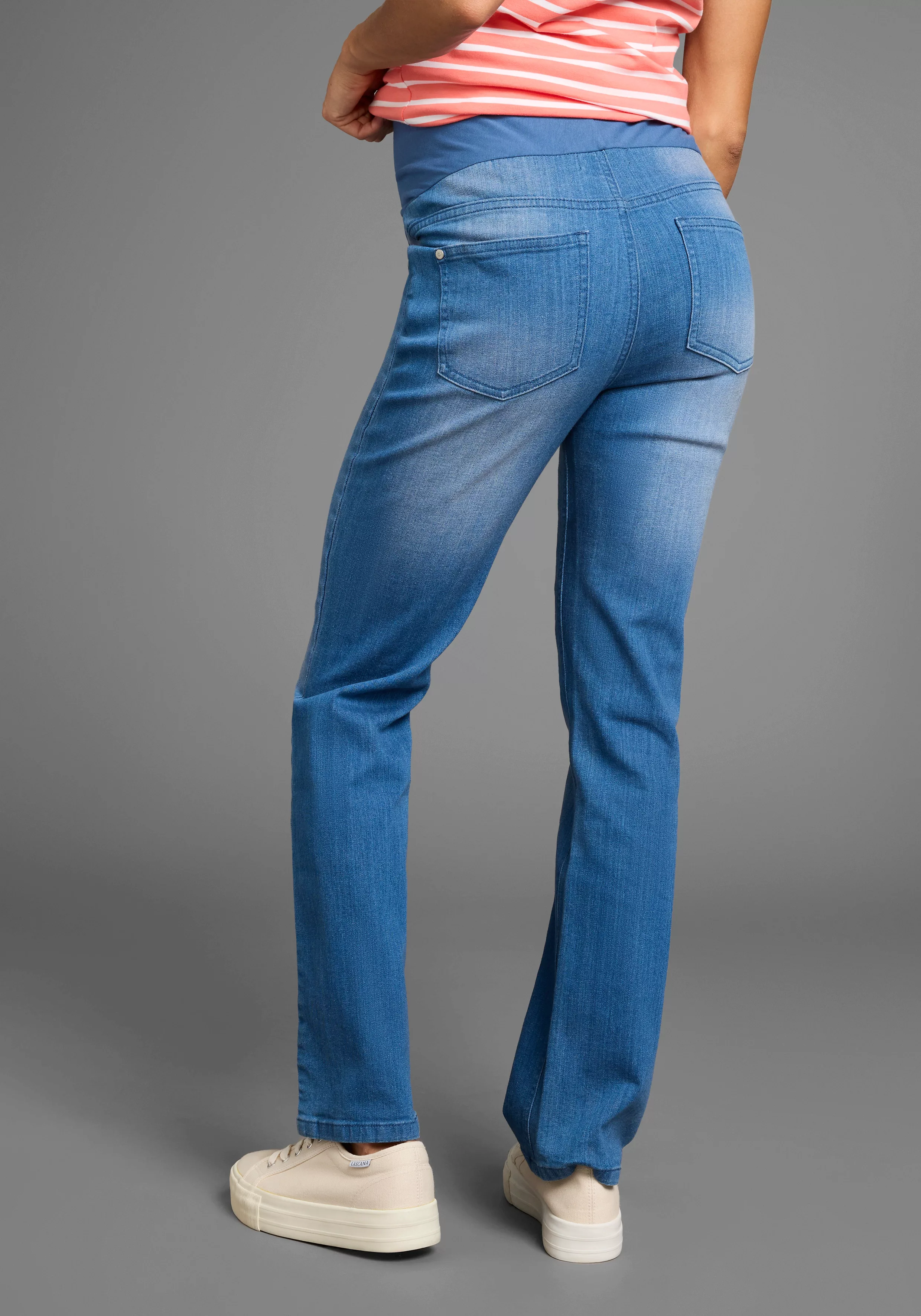 Neun Monate Umstandsjeans "Schwangerschaft-Jeans, straight-fit", Umstandsje günstig online kaufen