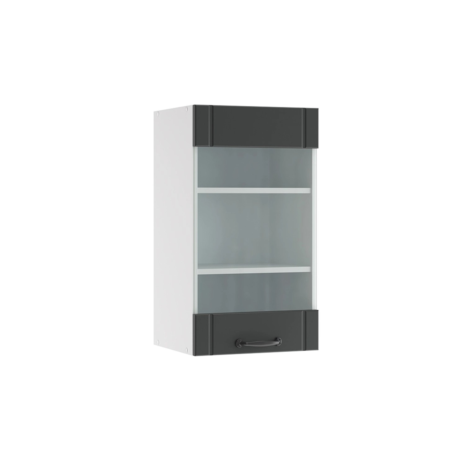 Vicco Glashängeschrank Fame-Line, Anthrazit/Weiß, 40 cm günstig online kaufen
