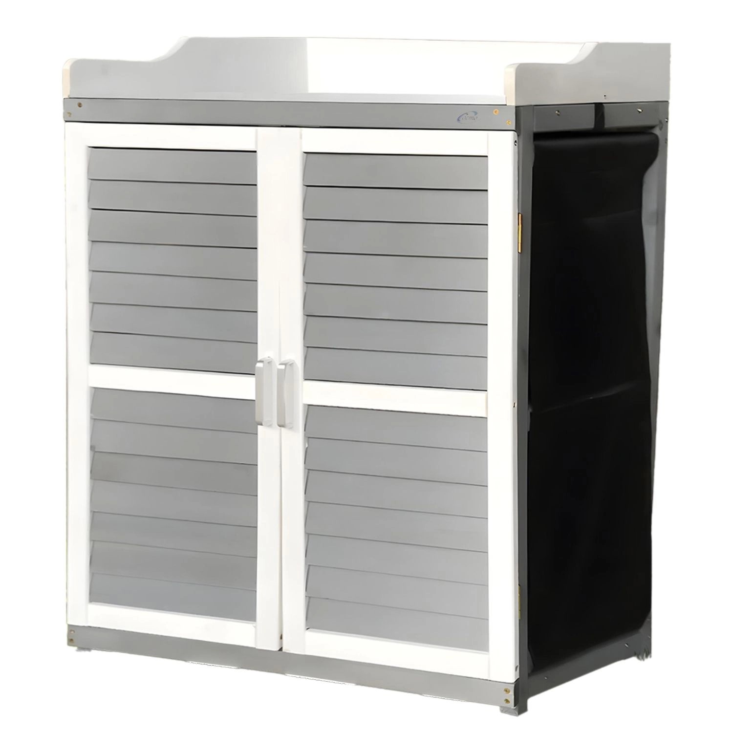 Coemo Gartenschrank Lola aus Holz mit Verzinkter Arbeitsplatte günstig online kaufen