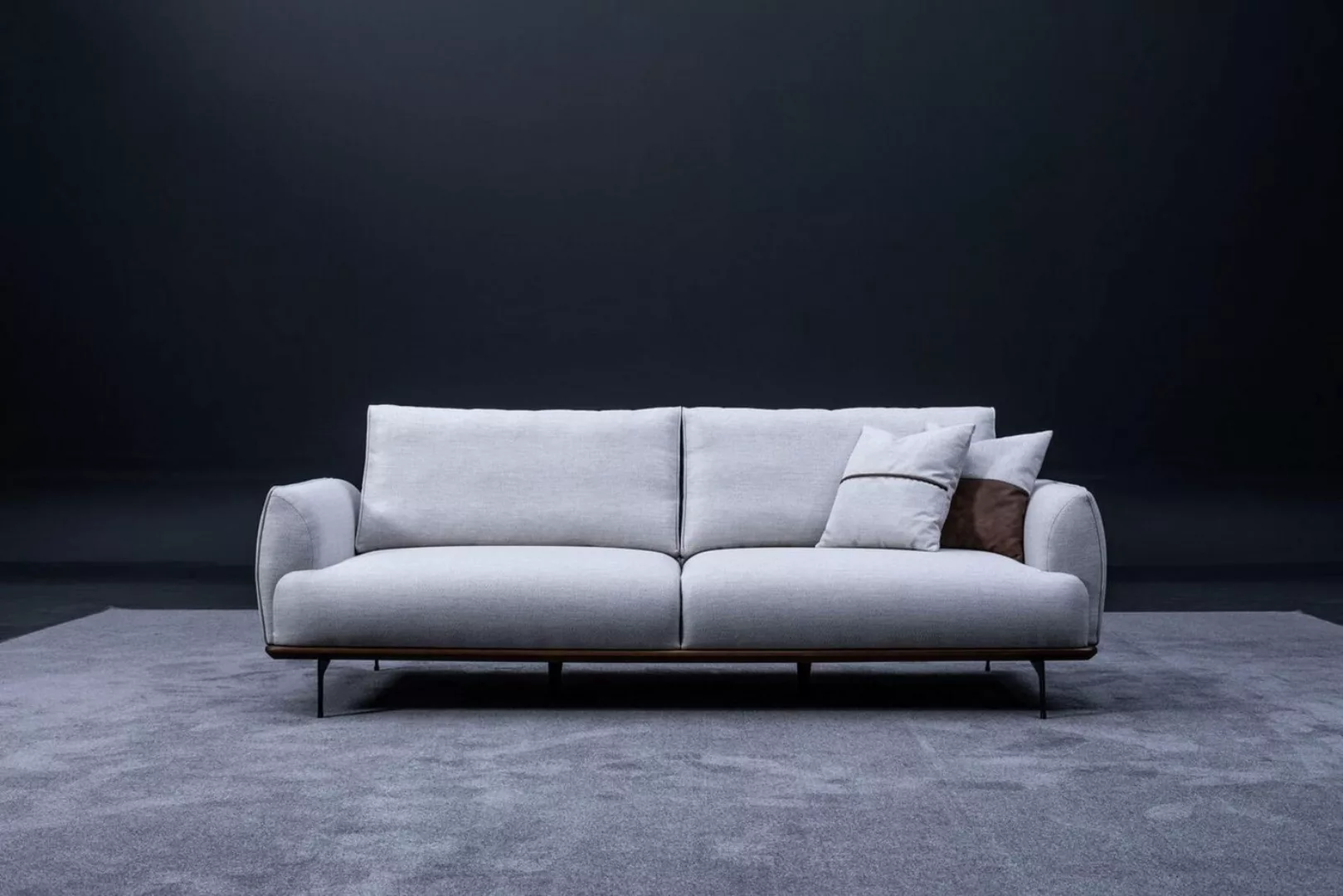 JVmoebel 3-Sitzer Luxus Designer Dreisitzer Textilmöbel Wohnzimmer Polsters günstig online kaufen