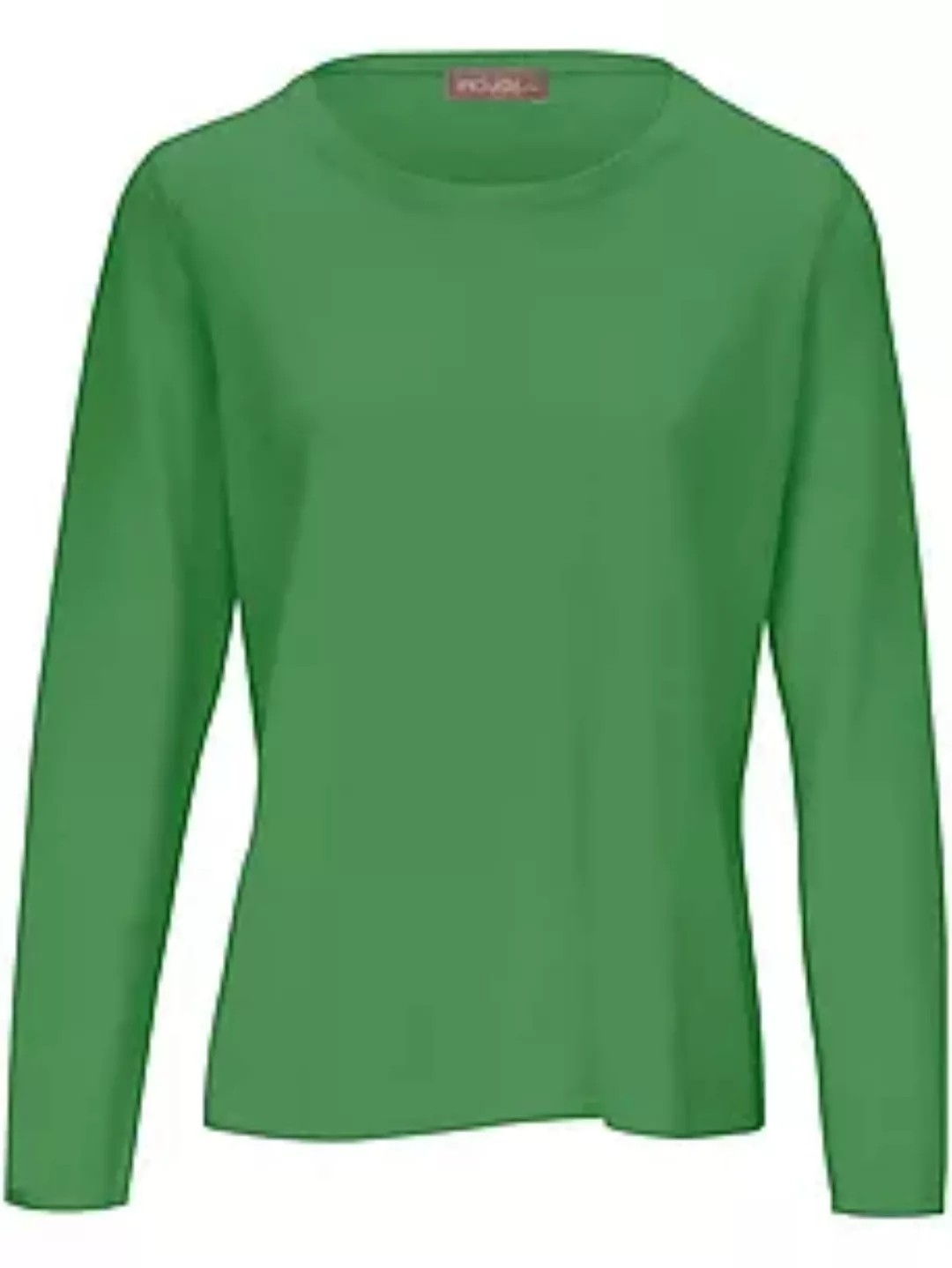 Rundhals-Pullover aus Schurwolle und Kaschmir include grün günstig online kaufen