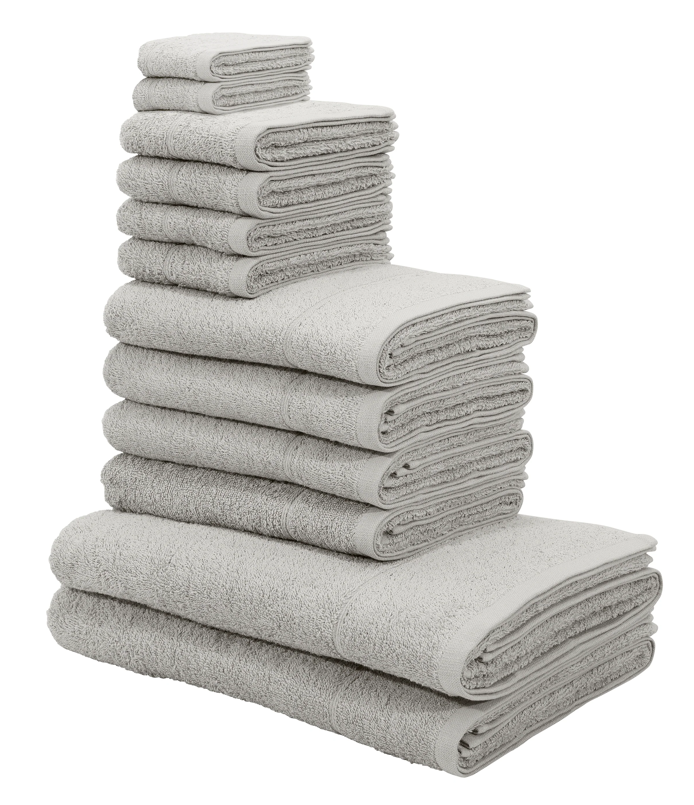 my home Handtuch Set »Sanremo«, (Set, 12 St., 2 Seiftücher 30 x 30 cm-4 Gäs günstig online kaufen