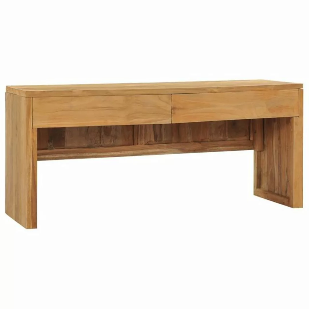 furnicato TV-Schrank 100x35x45 cm Teak Massivholz günstig online kaufen