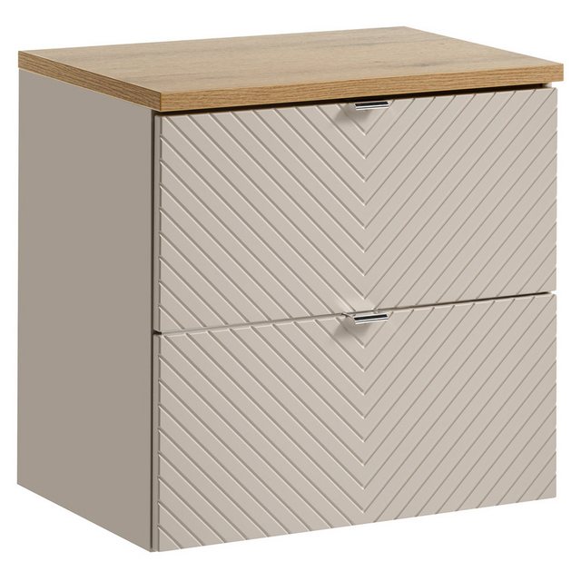 Lomadox Waschbeckenschrank VERACRUZ-56 Waschtischunterschrank, 60cm, kaschm günstig online kaufen