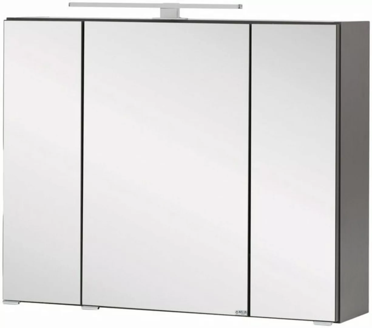 welltime Spiegelschrank Kaunas 80 cm breit, Soft-Close-Funktion günstig online kaufen