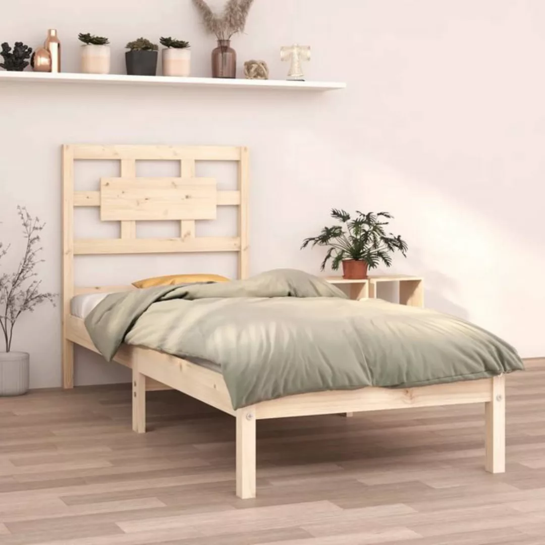 vidaXL Bett Massivholzbett 75x190 cm günstig online kaufen