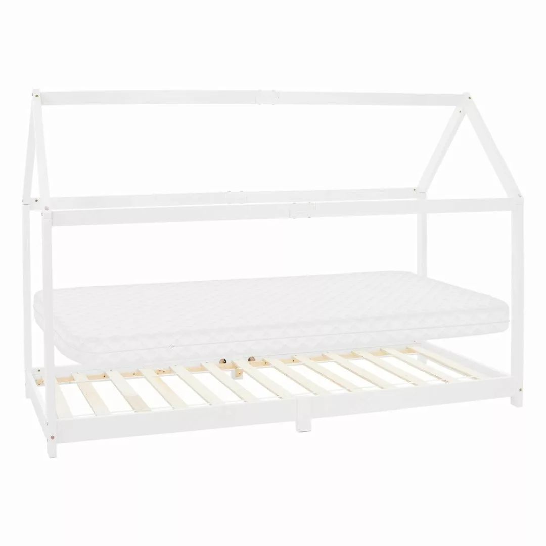 ML-DESIGN Spielbett Hausbett Kinderbett inkl. Lattenrost günstig online kaufen