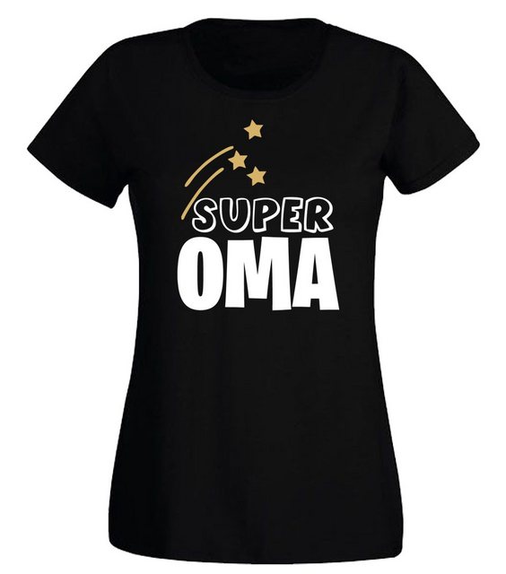 G-graphics T-Shirt Damen T-Shirt - Super Oma mit trendigem Frontprint, Slim günstig online kaufen