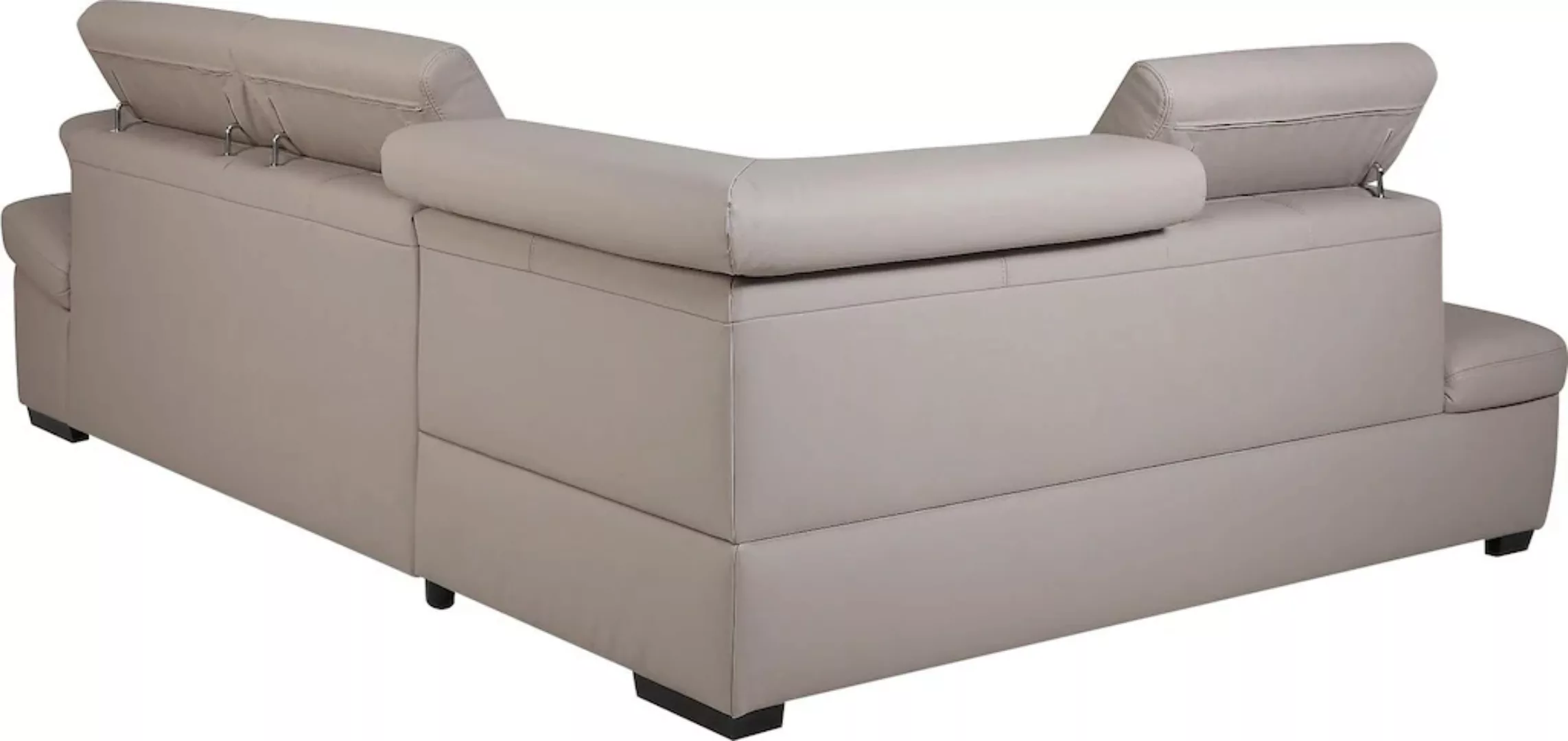 exxpo - sofa fashion Ecksofa Salerno, L-Form, inkl. Kopf- und Armteilverste günstig online kaufen