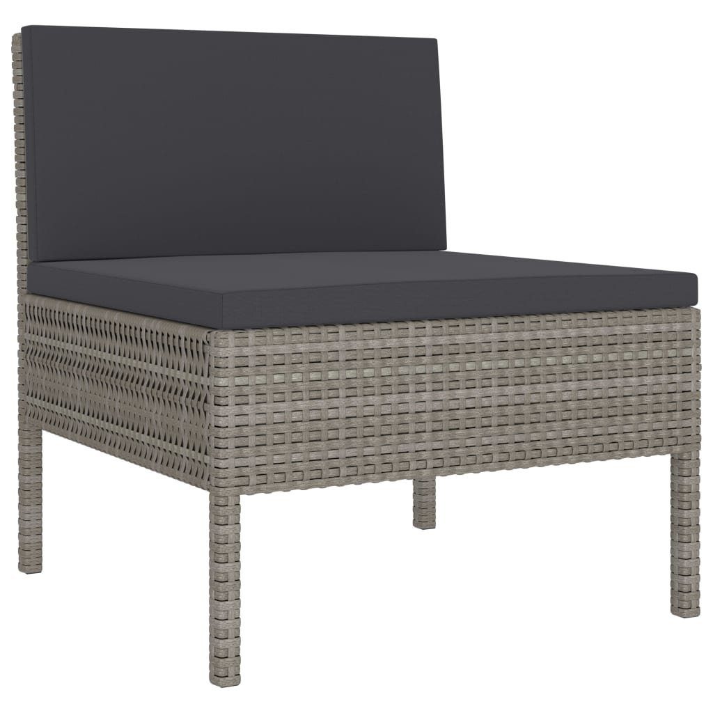 vidaXL Gartenlounge-Set 2-tlg. Garten-Lounge-Set mit Auflagen günstig online kaufen