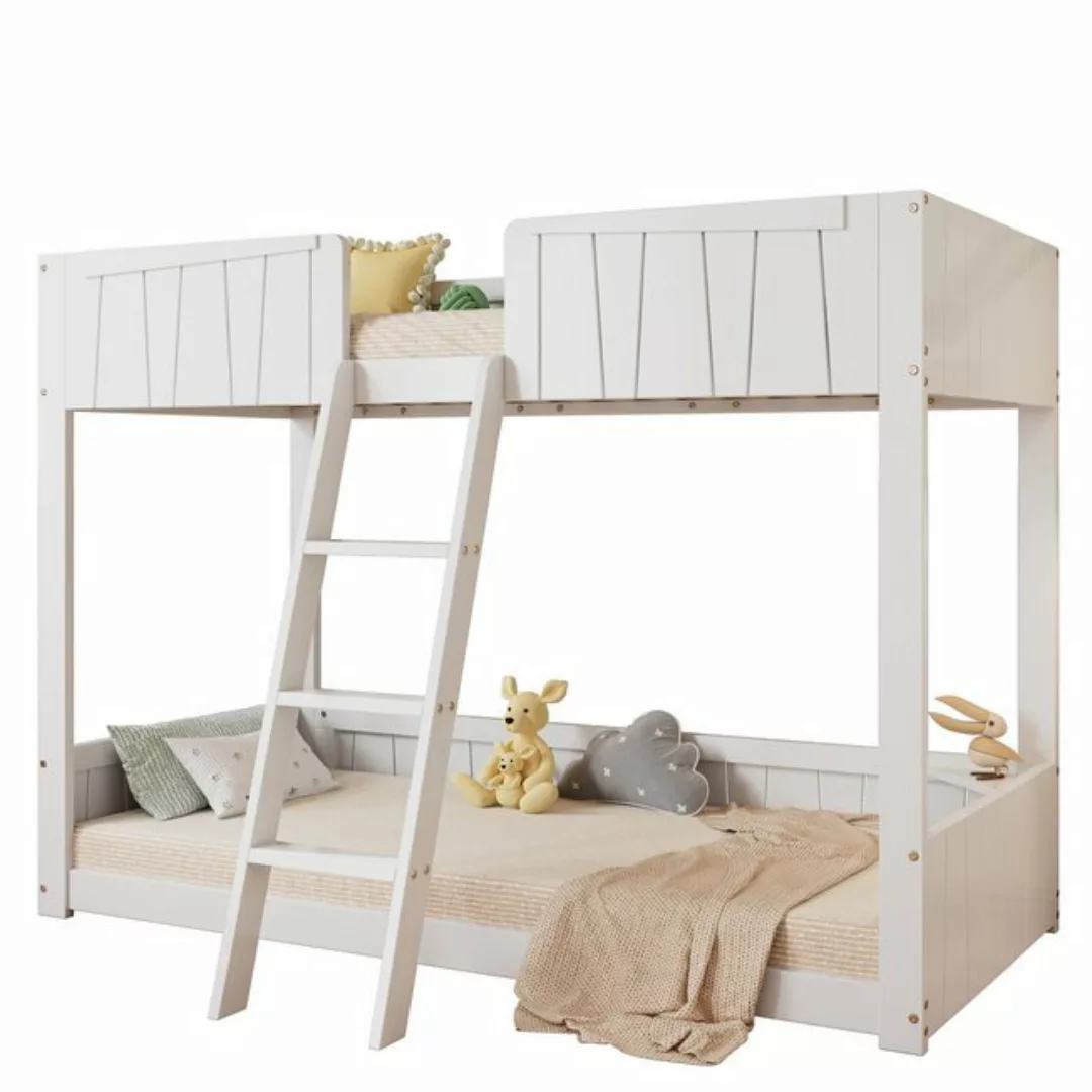 Yorbay Etagenbett Kinderbett Hochbett (Lattenroste, Rausfallschutz, Kiefer+ günstig online kaufen