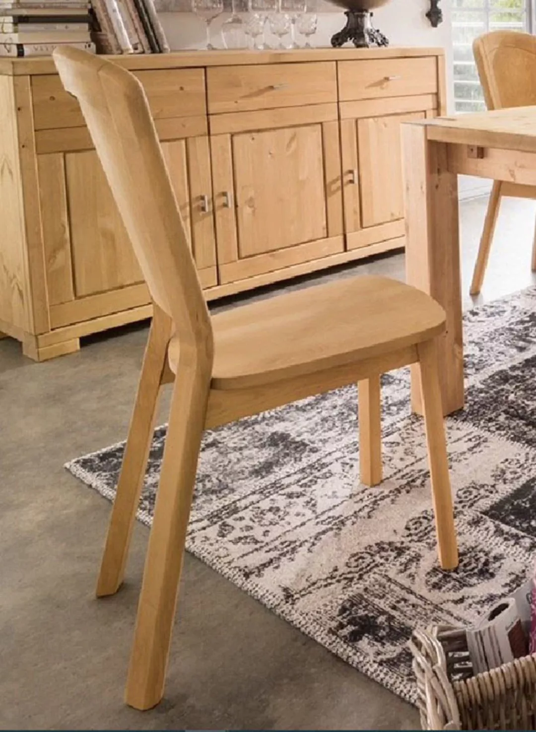 Wohnglücklich by Infantil 4-Fußstuhl "Holzstuhl, Esszimmerstuhl Küchenstuhl günstig online kaufen