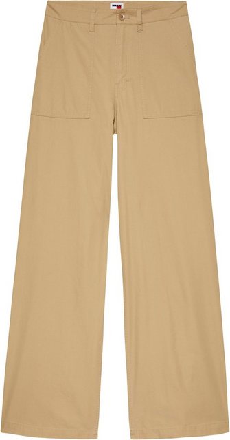 Tommy Jeans Cargohose TJW CLAIRE HR WIDE CARGO PANT mit Logopatch günstig online kaufen