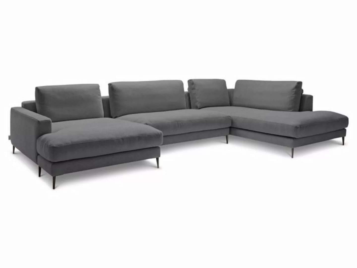 SANSIBAR Living Polsterecke Polsterecke SANSIBAR RÖMÖ U-F 170x223 cm grau E günstig online kaufen