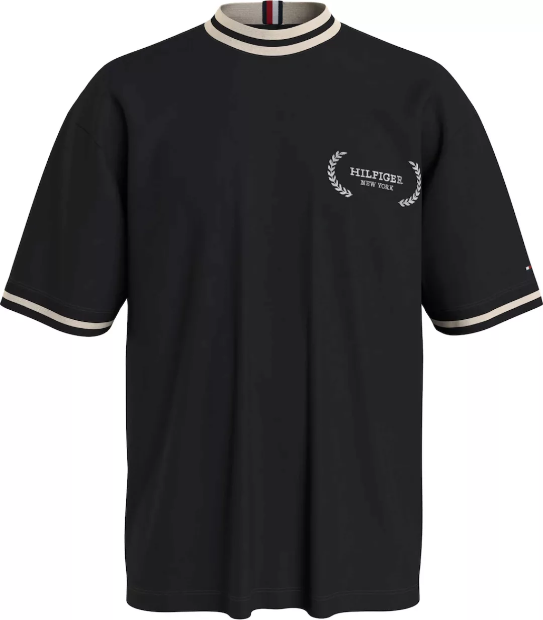 Tommy Hilfiger T-Shirt "LAUREL TIPPED TEE" günstig online kaufen