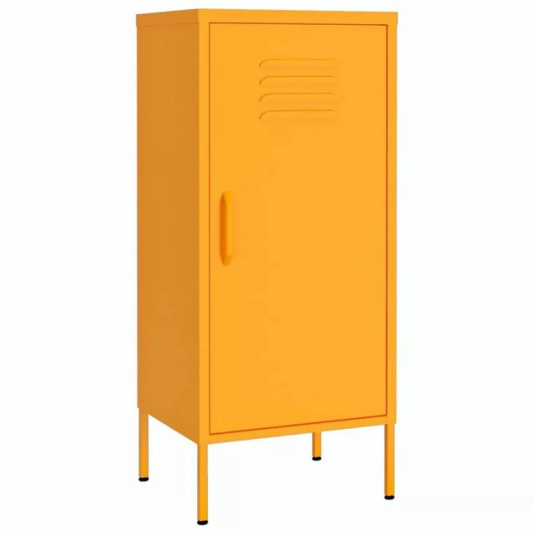 vidaXL Aktenschrank Lagerschrank Senfgelb 42,5x35x101,5 cm Stahl günstig online kaufen