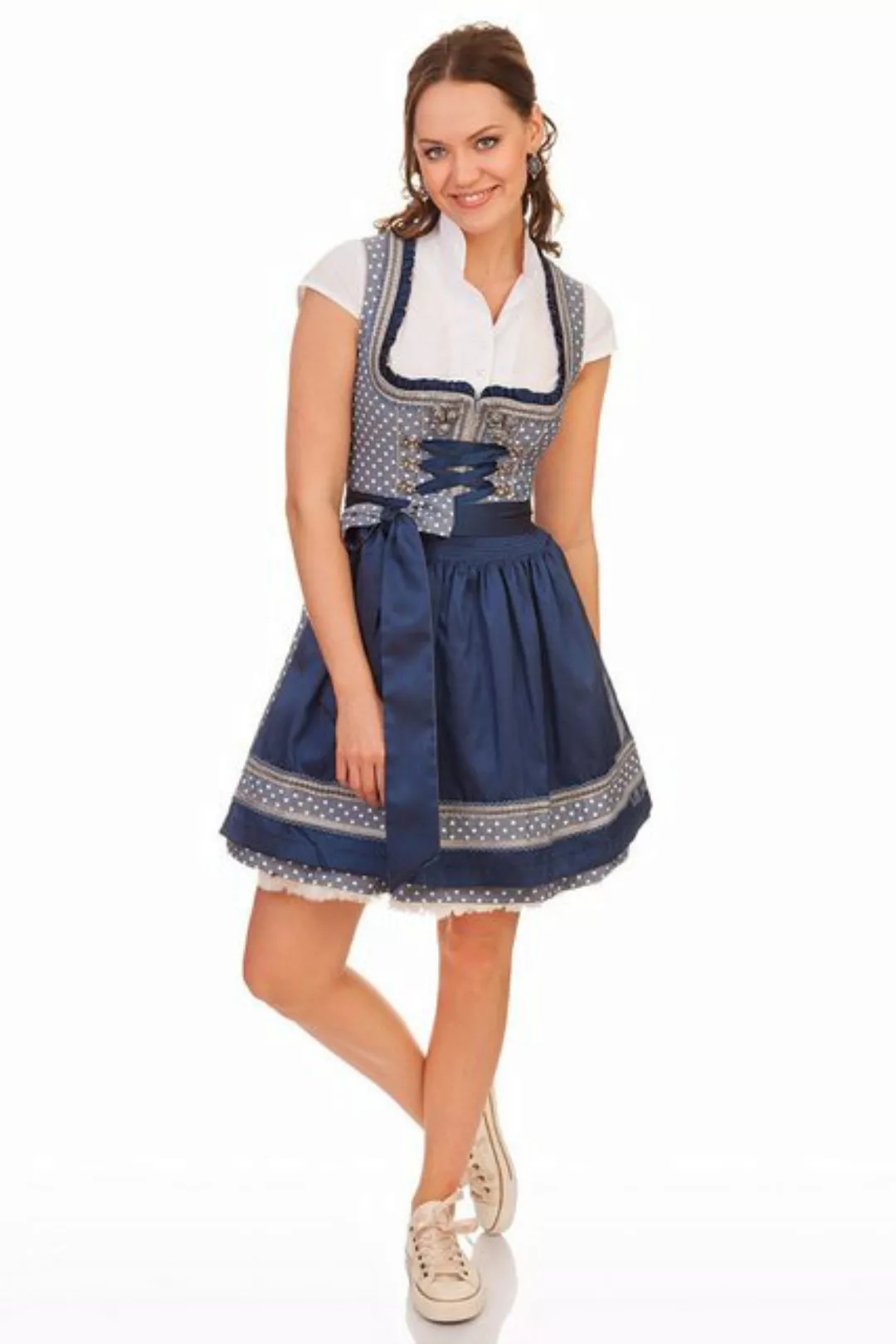 Krüger Madl Dirndl Mini Dirndl 2tlg. - LUCY - hellblau günstig online kaufen