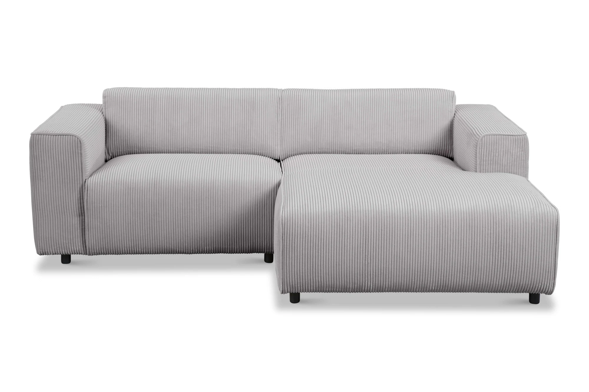 andas Ecksofa "Noord mit Kedernaht, Breite 234 cm", Cord, Struktur, Webstof günstig online kaufen