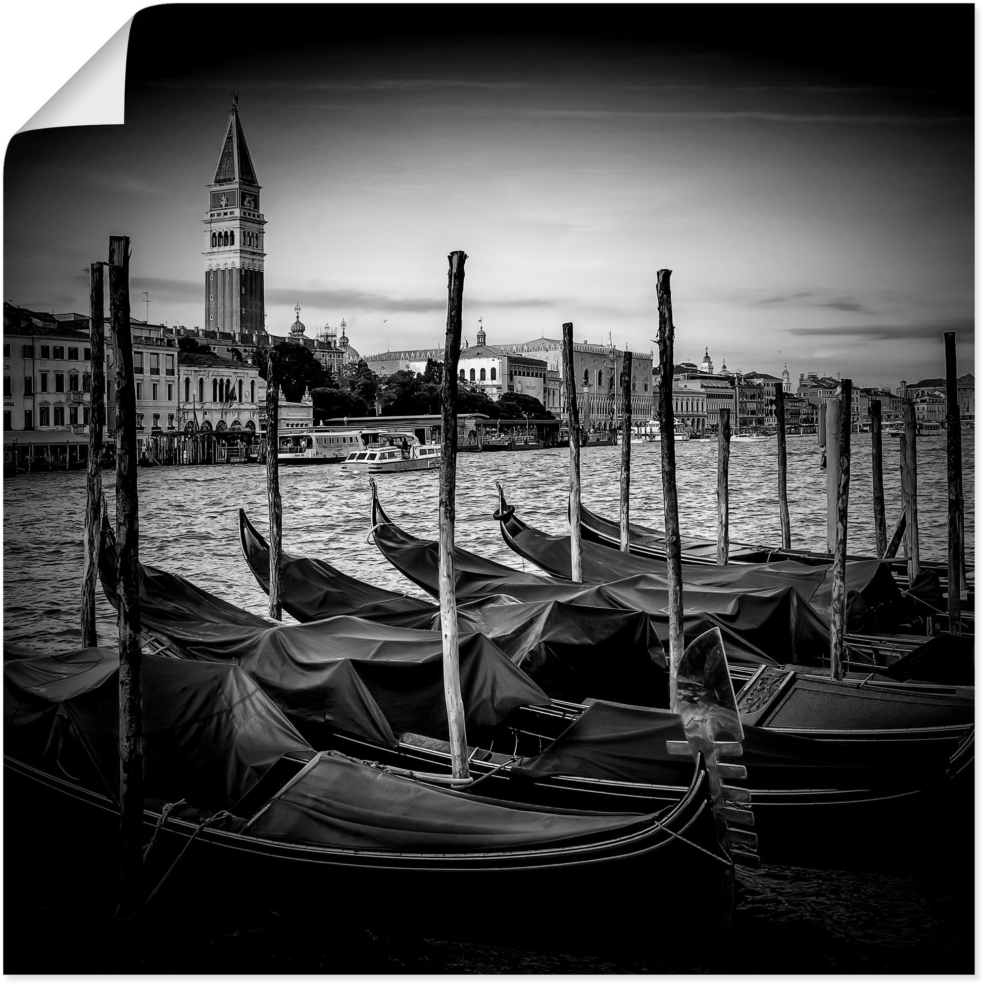 Artland Poster "Venedig Canal Grande & Markusturm II", Italien, (1 St.), al günstig online kaufen