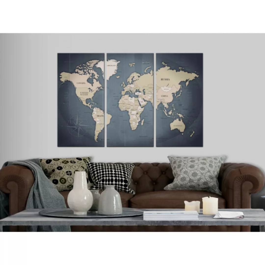 Wandbild Anthracitic World XXL günstig online kaufen