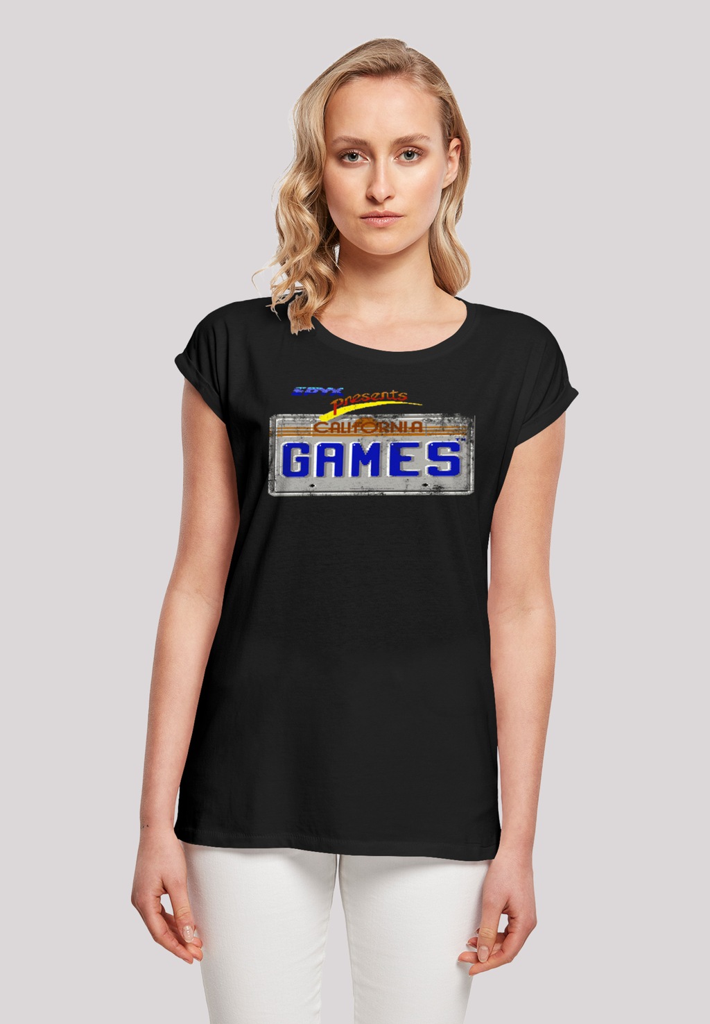 F4NT4STIC T-Shirt "Retro Gaming California Games Plate", Print günstig online kaufen