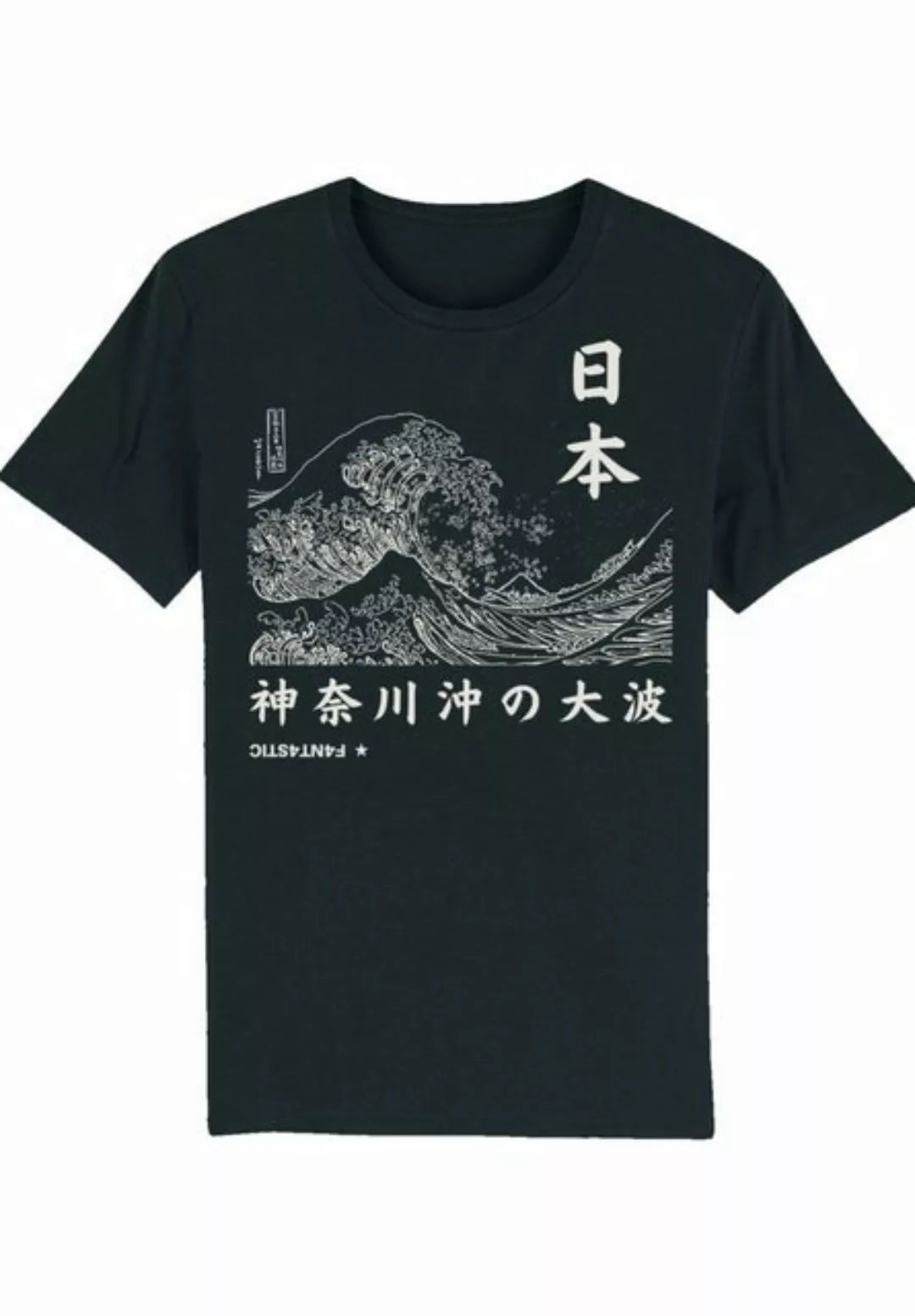 F4NT4STIC T-Shirt Kanagawa Welle Japan Print günstig online kaufen