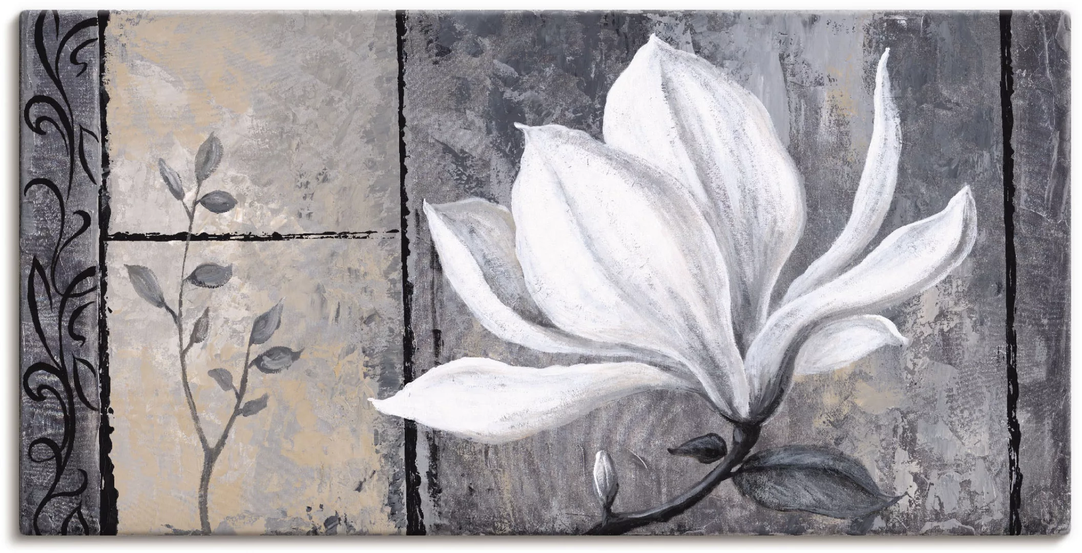 Artland Wandbild »Klassische Magnolie«, Blumen, (1 St.), als Alubild, Outdo günstig online kaufen
