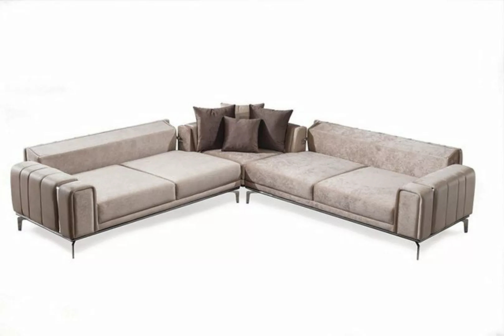 Villa Möbel Ecksofa Eden, 1, Quality Made in Turkey- Pflegeleichter Mikrofa günstig online kaufen