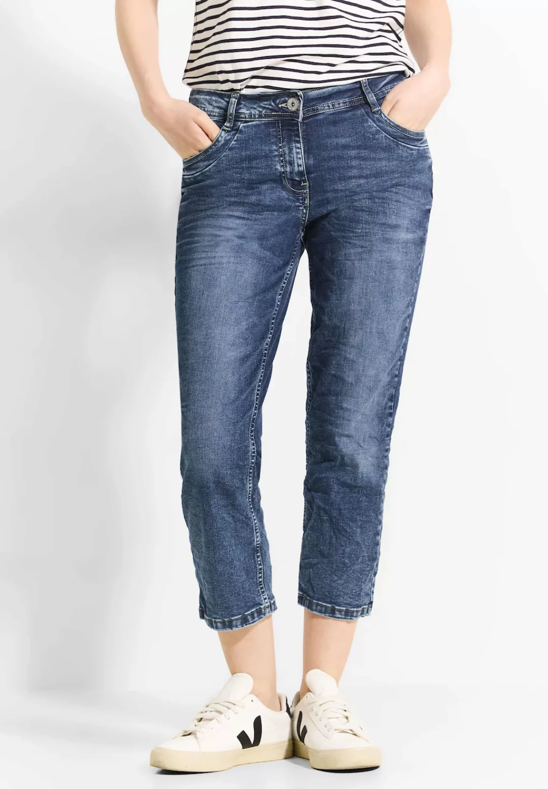 Cecil Regular-fit-Jeans SCARLETT mit dekorativen Nähten günstig online kaufen