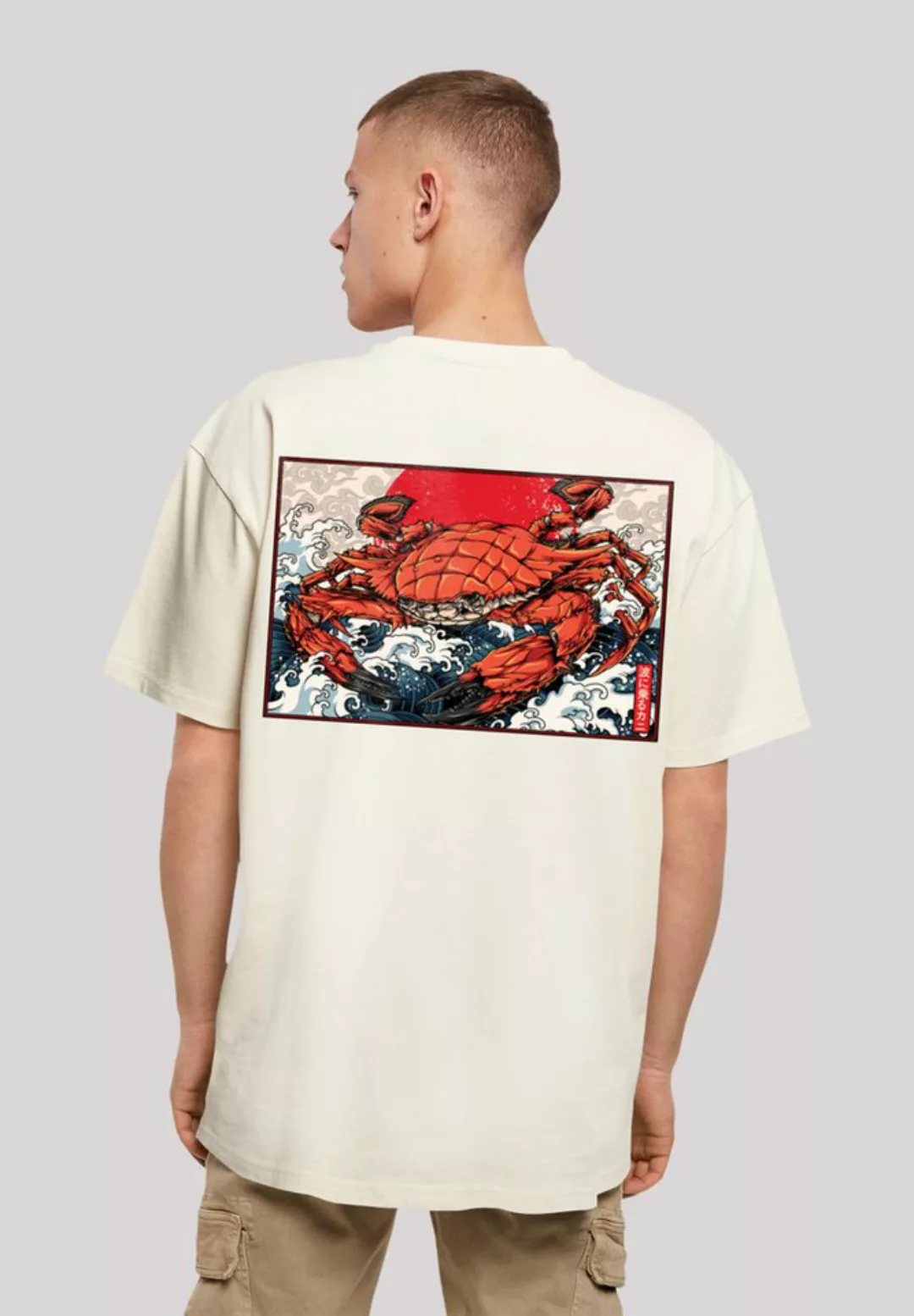 F4NT4STIC T-Shirt "Crab Kanji Japan", Print günstig online kaufen