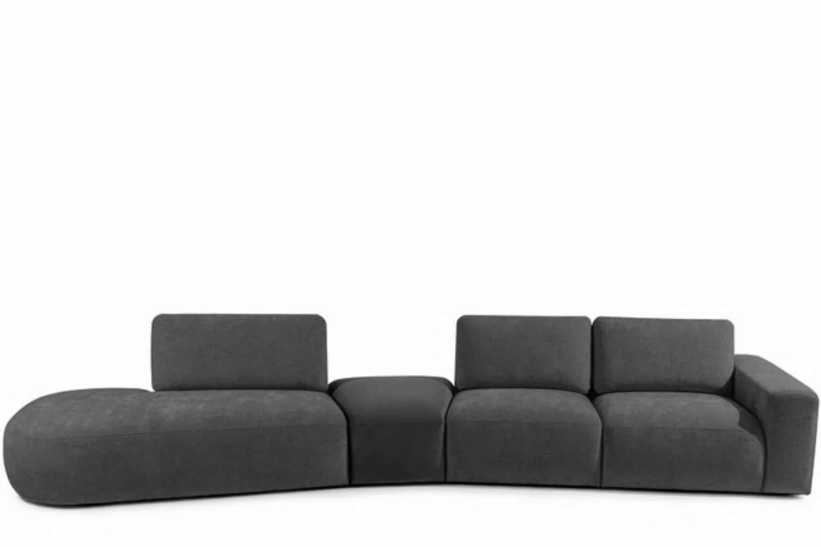 KONSIMO® Ecksofa ZUCCO Ecksofa links, 4 Teile, hergestellt in der EU günstig online kaufen