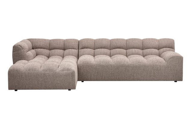 WOOOD Ecksofa Longchair-Sofa Allure Links - Braun Melange, Freistellbar günstig online kaufen