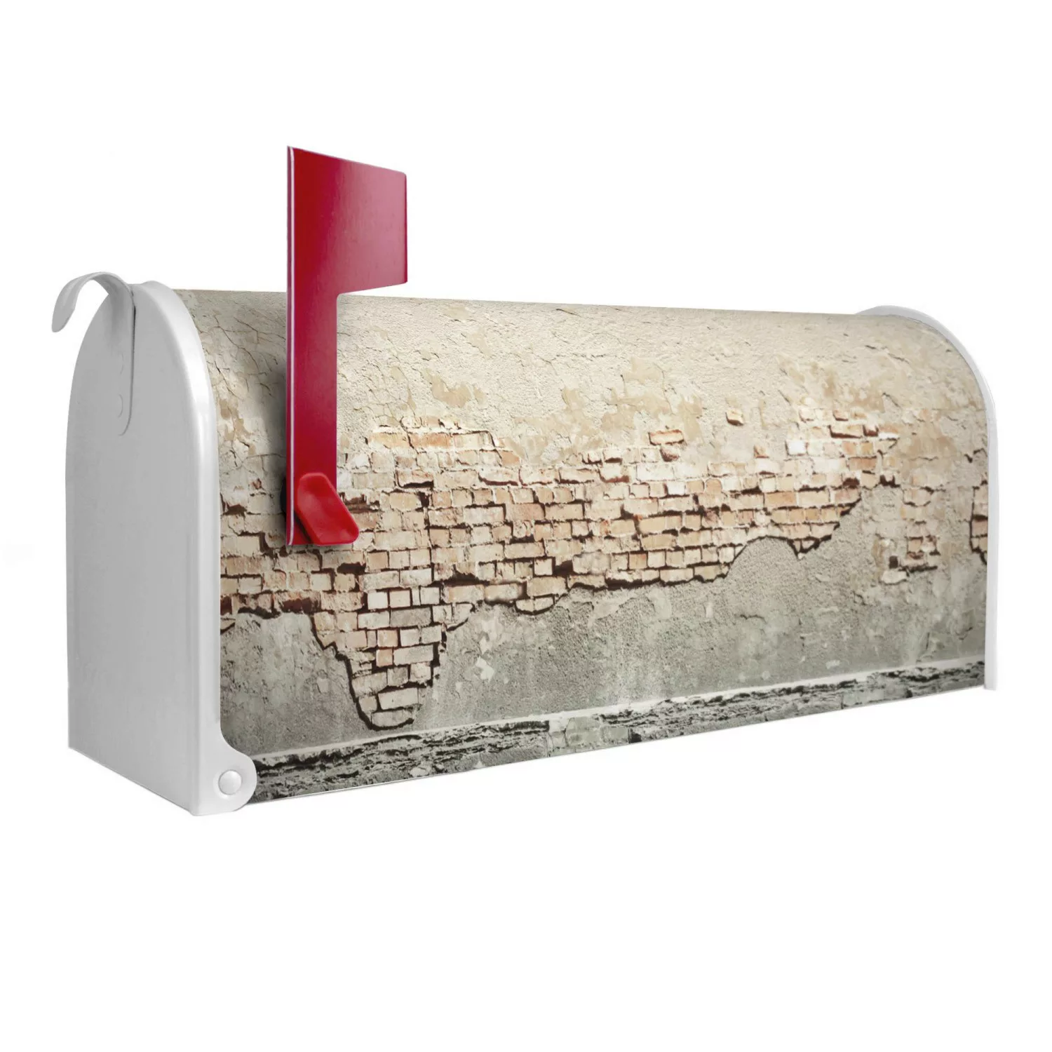 Banjado Amerikanischer Briefkasten Weiß 48x22x16cm US Mailbox Letterbox Pos günstig online kaufen