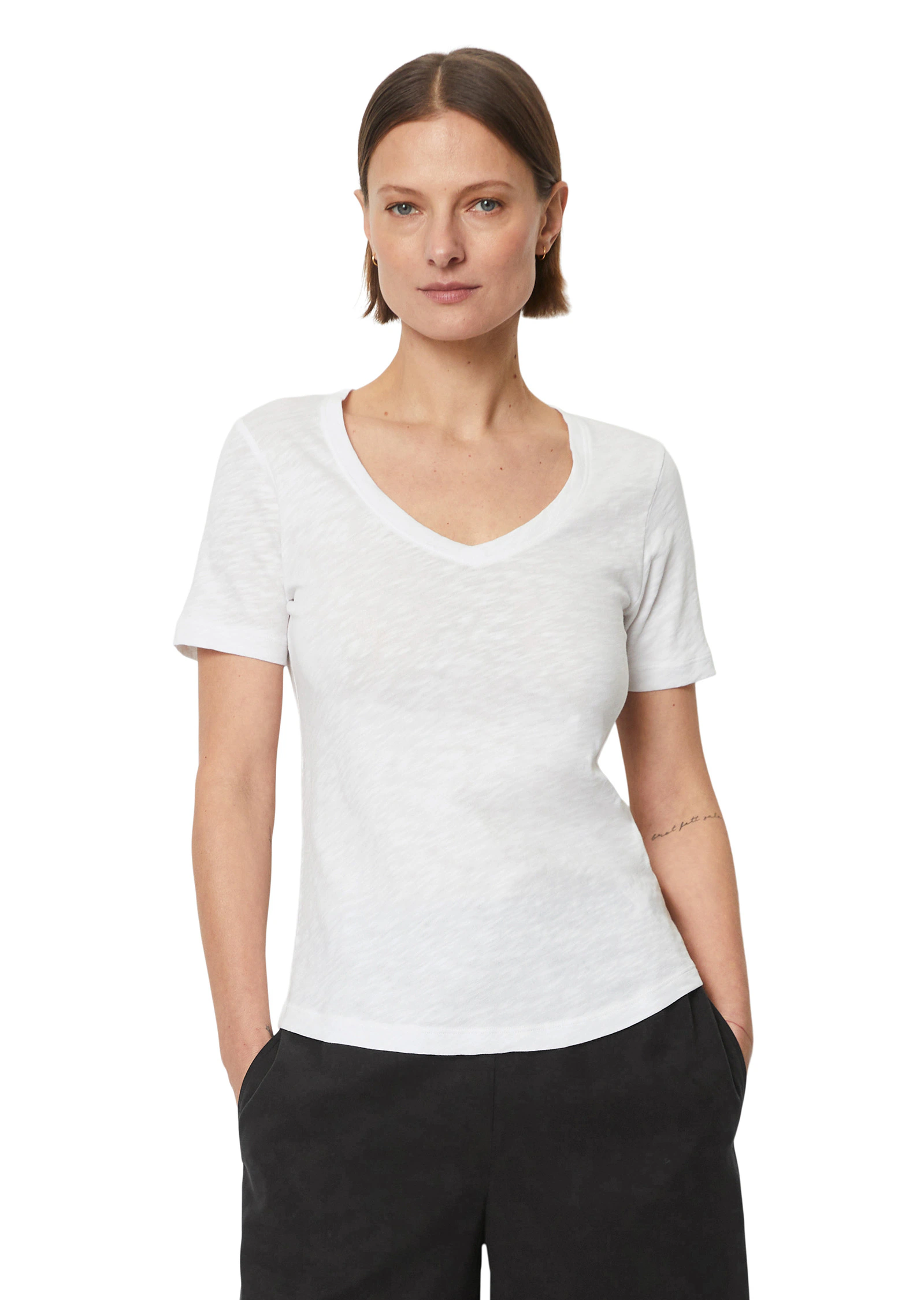 Marc OPolo T-Shirt "aus Organic Cotton Slub Jersey" günstig online kaufen