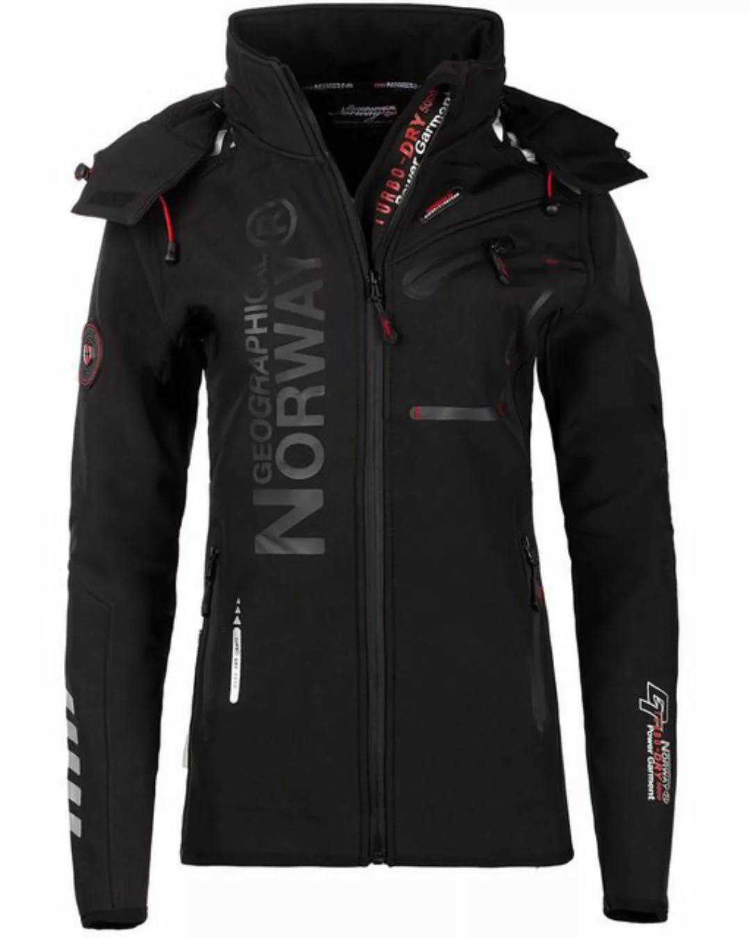 Geographical Norway Softshelljacke Damen Outdoor Jacke bareine Dark-Grey AS günstig online kaufen