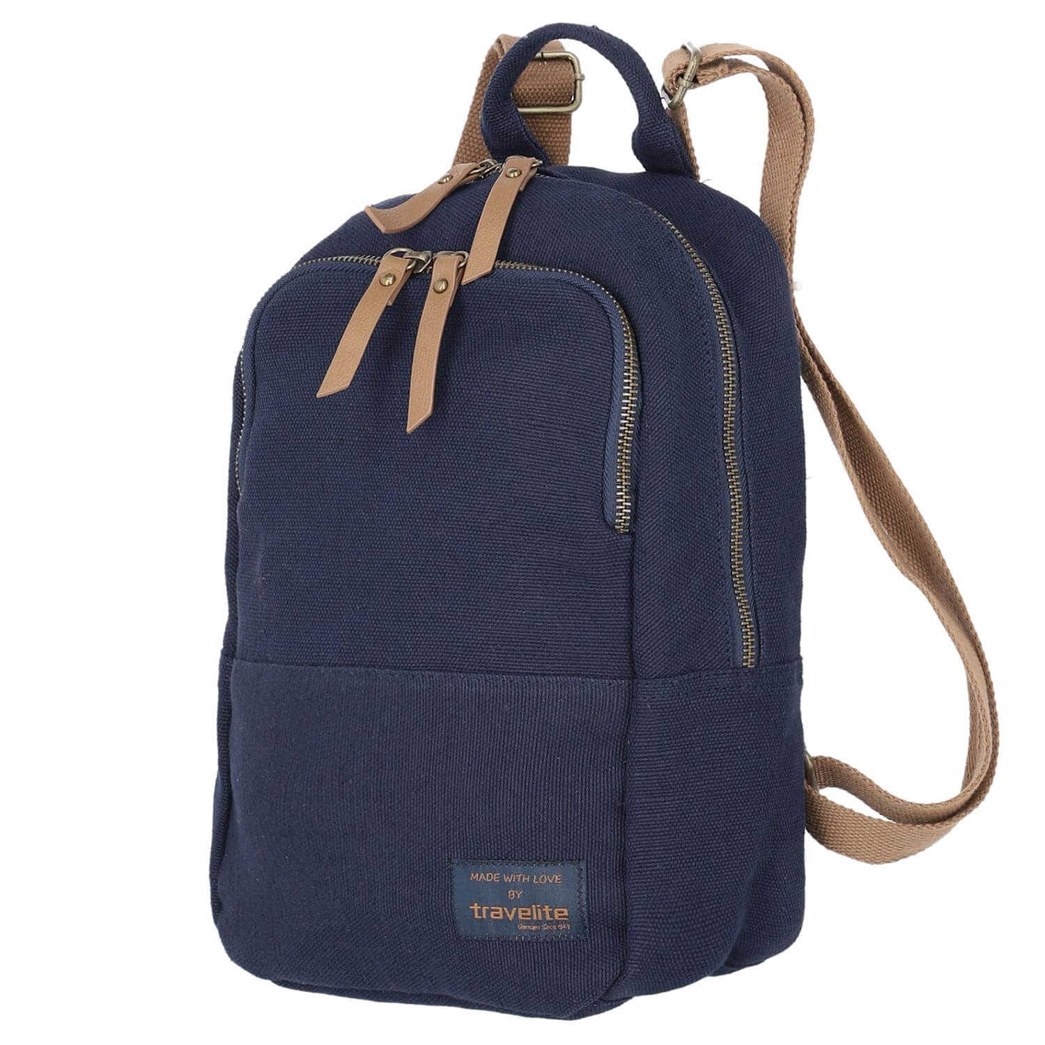 travelite - HEMPLINE kleiner  Rucksack, Marine günstig online kaufen