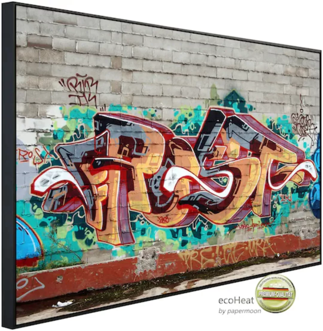 Papermoon Infrarotheizung »Graffiti Street Art«, sehr angenehme Strahlungsw günstig online kaufen