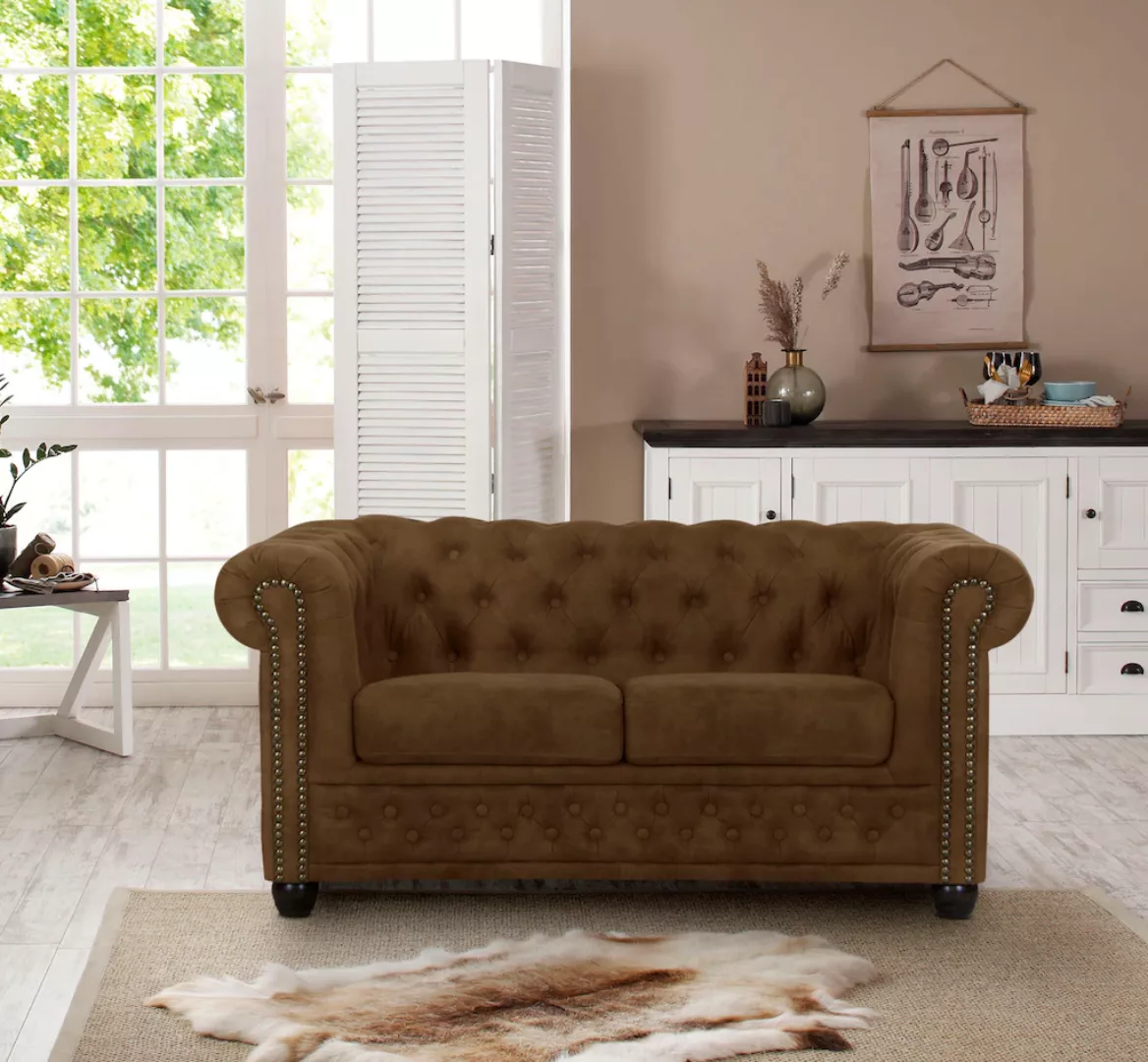 Home affaire Chesterfield-Sofa "Rysum" günstig online kaufen